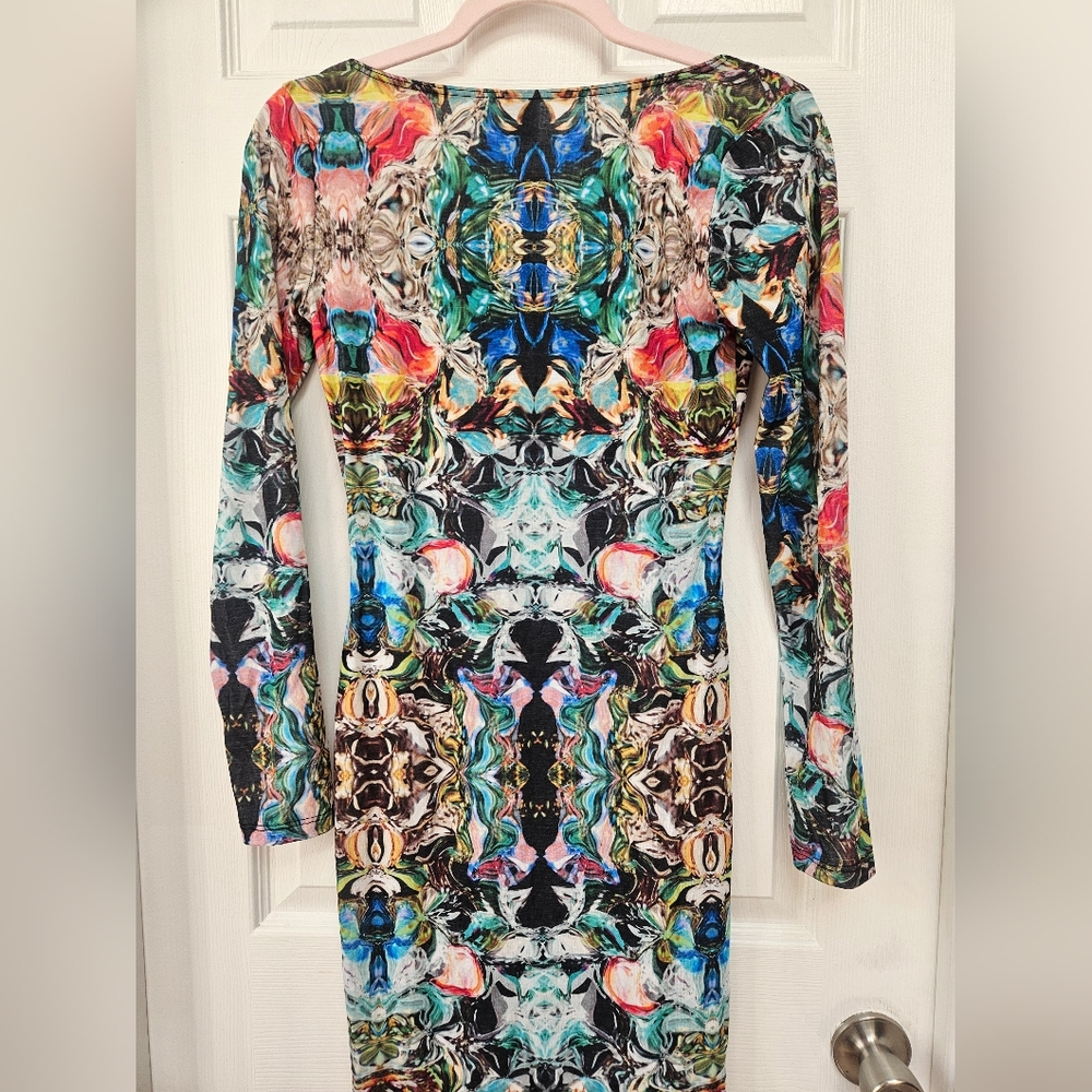 ASOS Patterned Dress, Size 6 - Picture 4 of 6